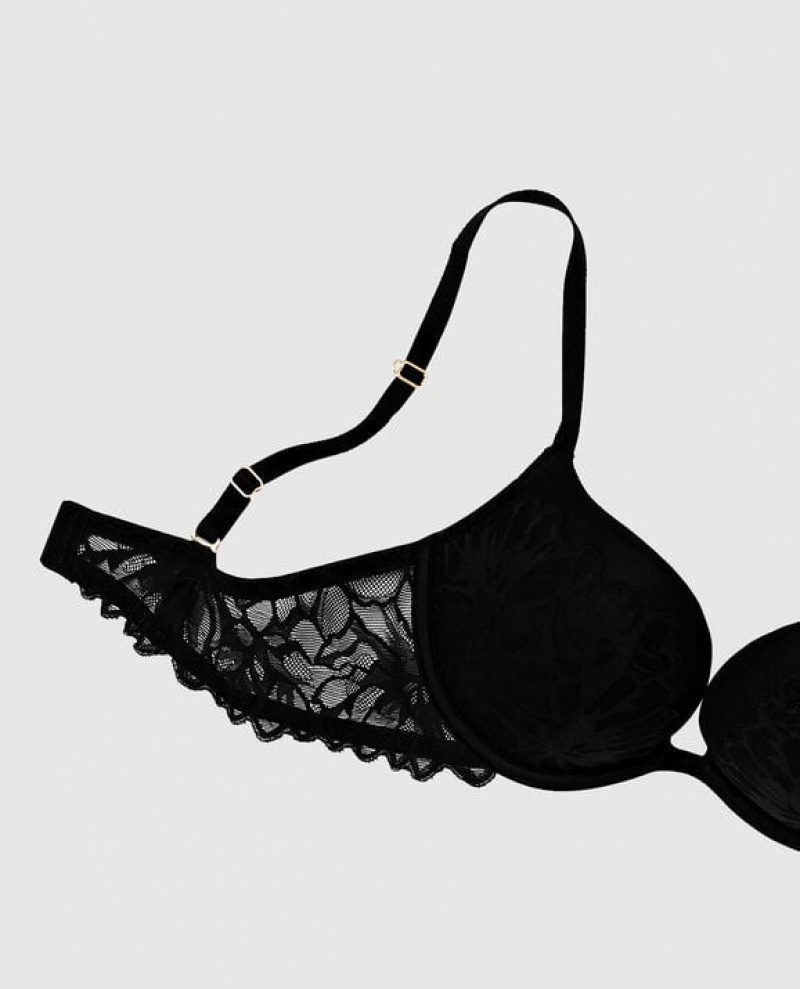 Bras La Senza Push Up Mujer Negras | DPpNo8t3