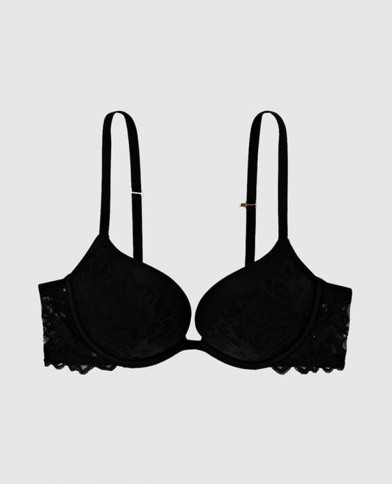 Bras La Senza Push Up Mujer Negras | DPpNo8t3