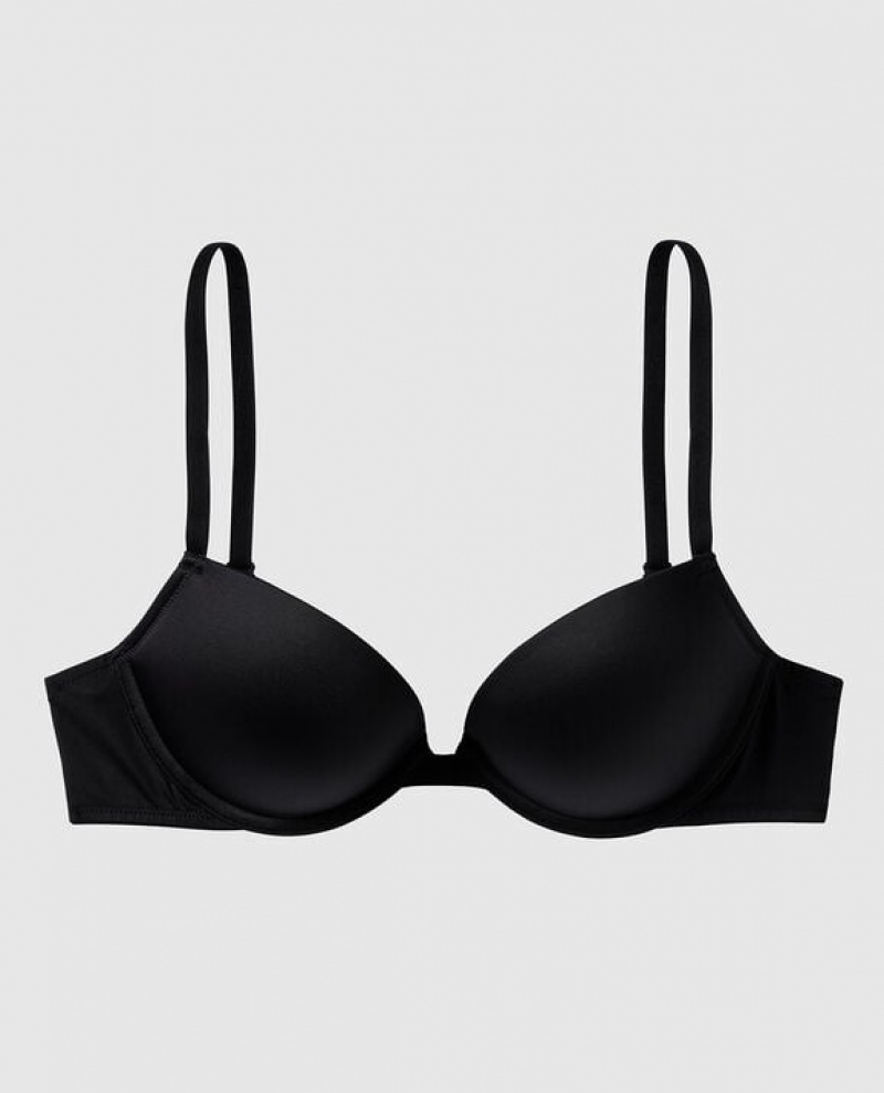 Bras La Senza Push Up Mujer Negras | Aagm47Lq