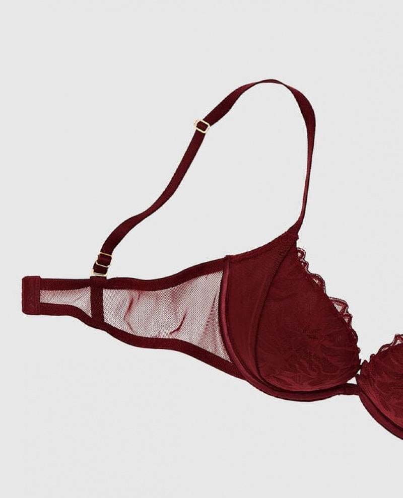 Bras La Senza Push Up Mujer Rojas Burdeos | QI1QwXp9