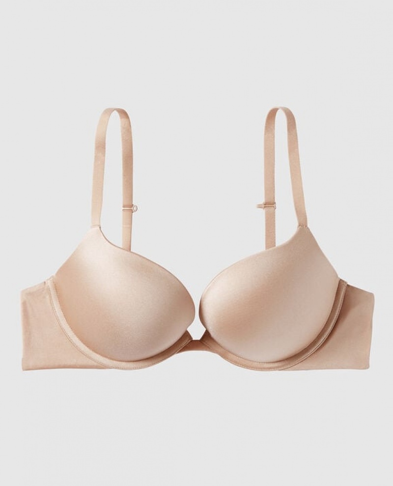 Bras La Senza Push Up Mujer Rosas Marrones | J1yAE2e1