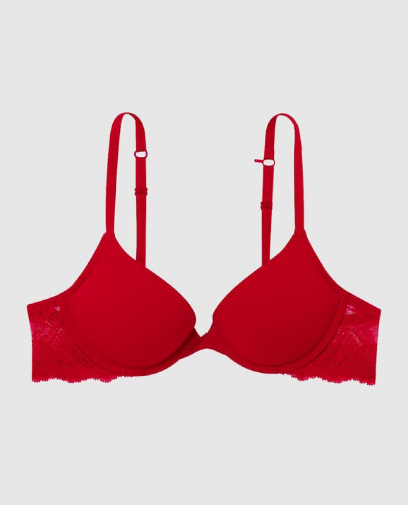 Bras La Senza Push Up Plunge Mujer Rojas | 2nFkZYDs