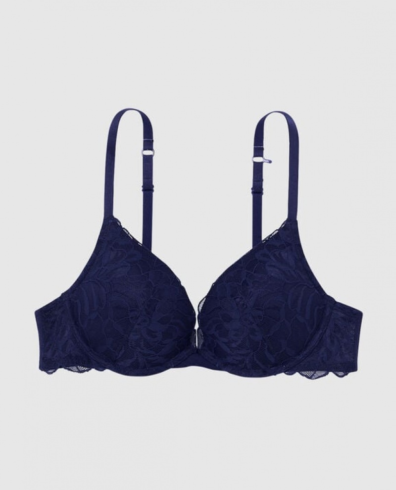 Bras La Senza Push Up Plunge Mujer Ocean Cavern | fmsC9N2B