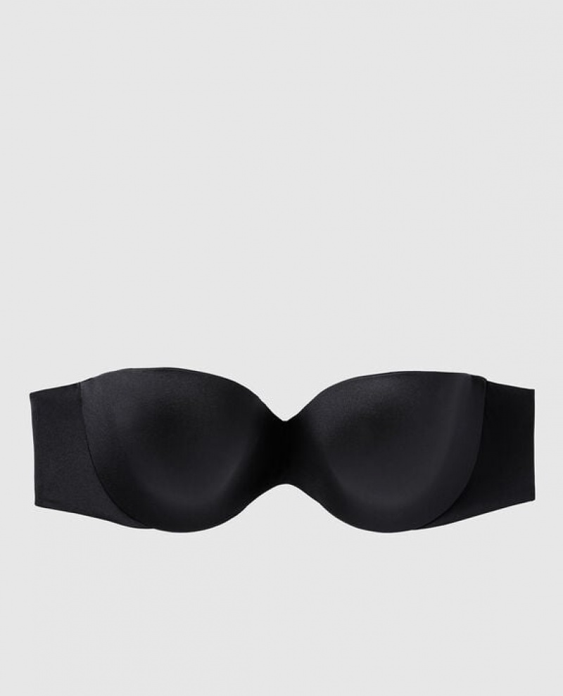 Bras La Senza Strapless Lightly Forro Mujer Negras | MLeIpiMD