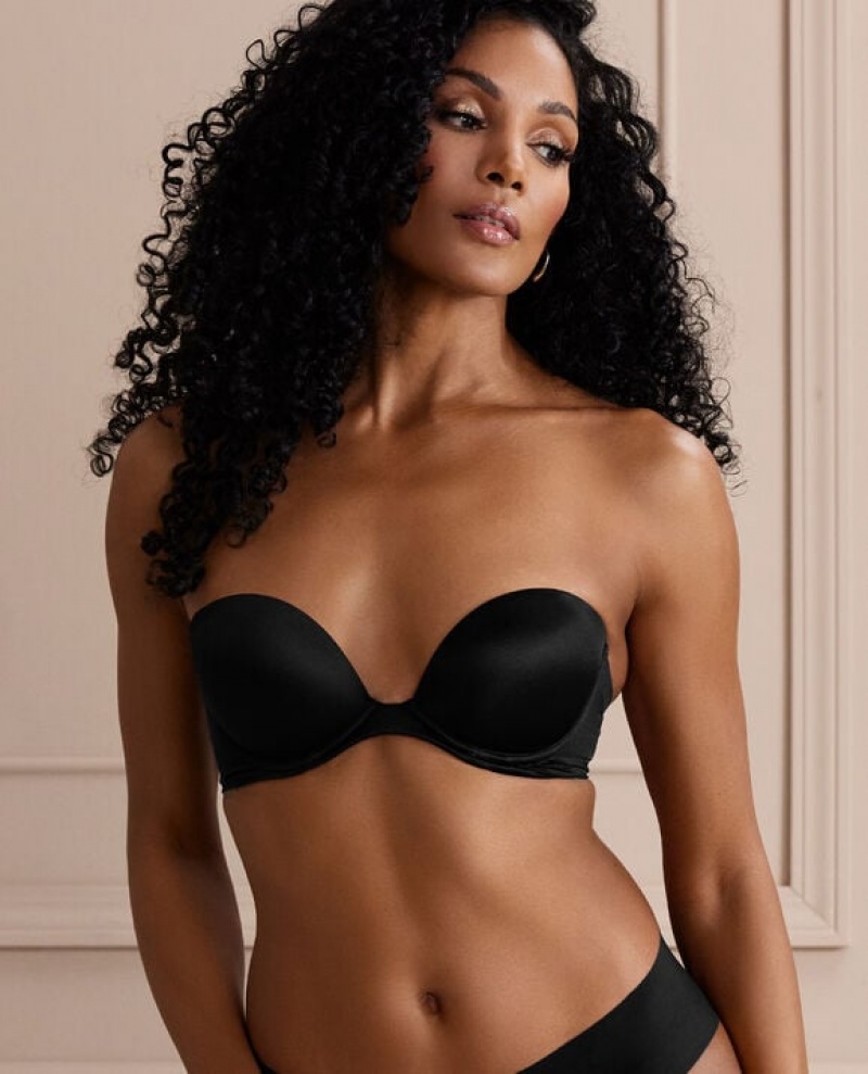 Bras La Senza Strapless Push Up Mujer Negras | 2fUGE4sR