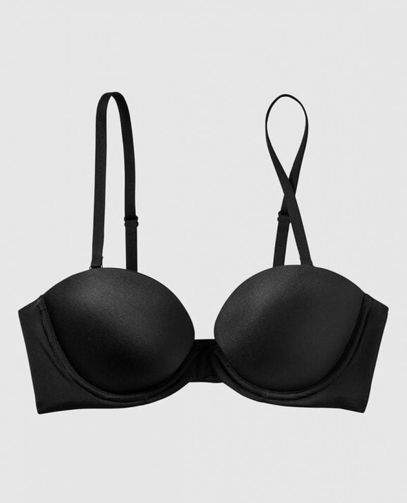 Bras La Senza Strapless Push Up Mujer Negras | 2fUGE4sR