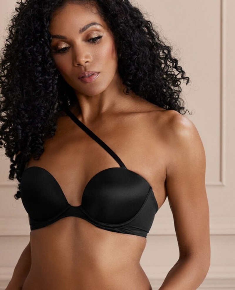 Bras La Senza Strapless Push Up Mujer Negras | 2fUGE4sR