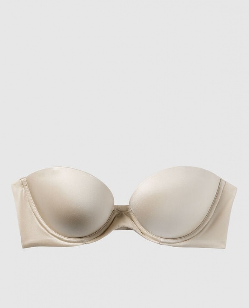 Bras La Senza Strapless Push Up Mujer Marrones | oJoxj9qj