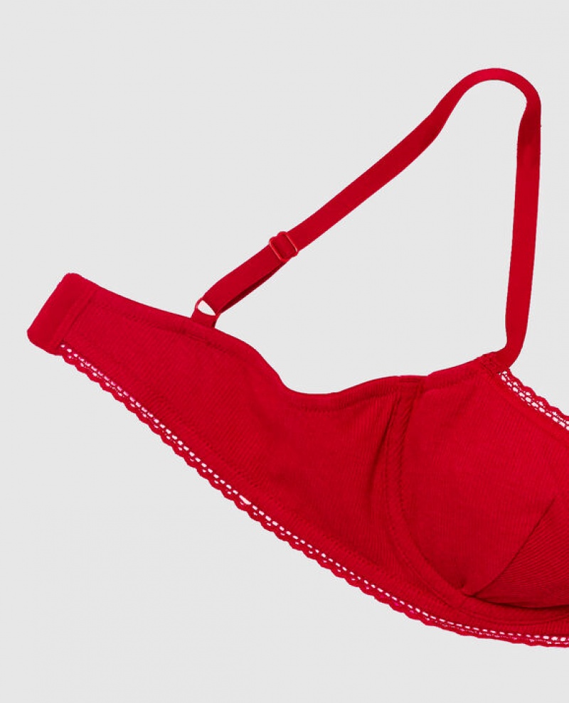 Bras La Senza Unlined Balconette Mujer Rojas | UKhOgcnc