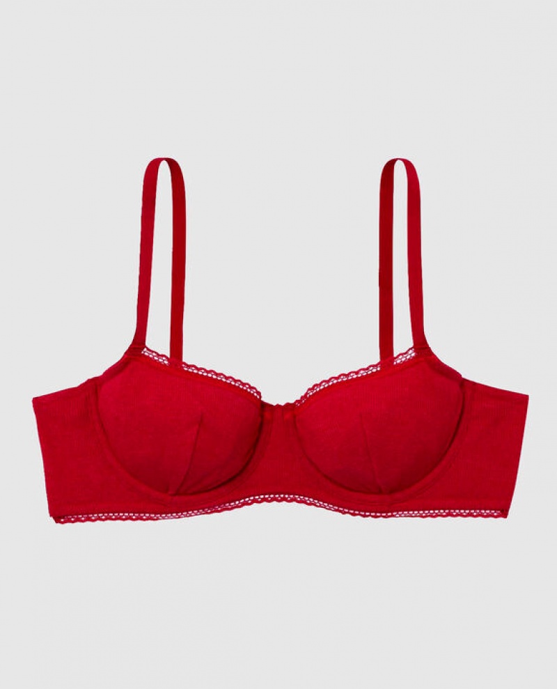 Bras La Senza Unlined Balconette Mujer Rojas | UKhOgcnc