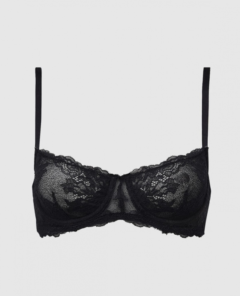 Bras La Senza Unlined Balconette Mujer Negras | HNz2fgUk