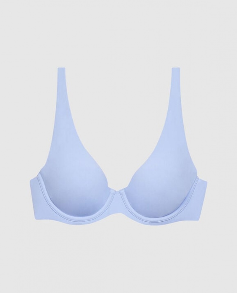 Bras La Senza Unlined Microfiber Mujer Azules | ekUJX0Qz