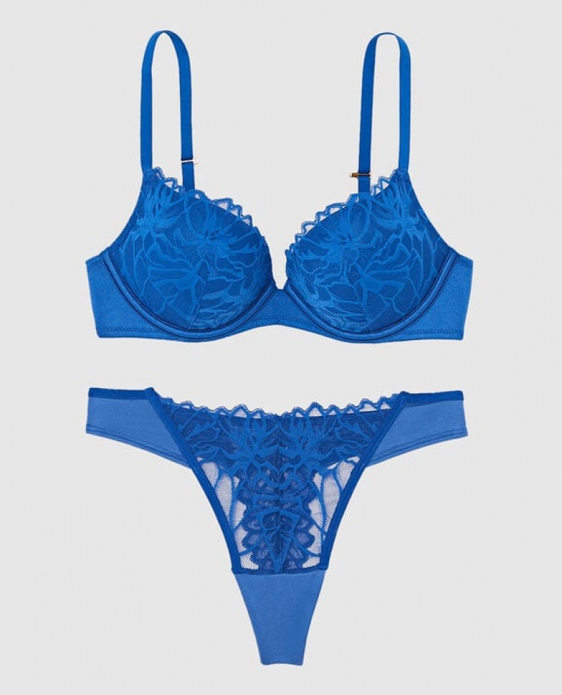 Bras La Senza Up 2 Cup Push Up Mujer Azules Oscuro | EB1MrDiQ