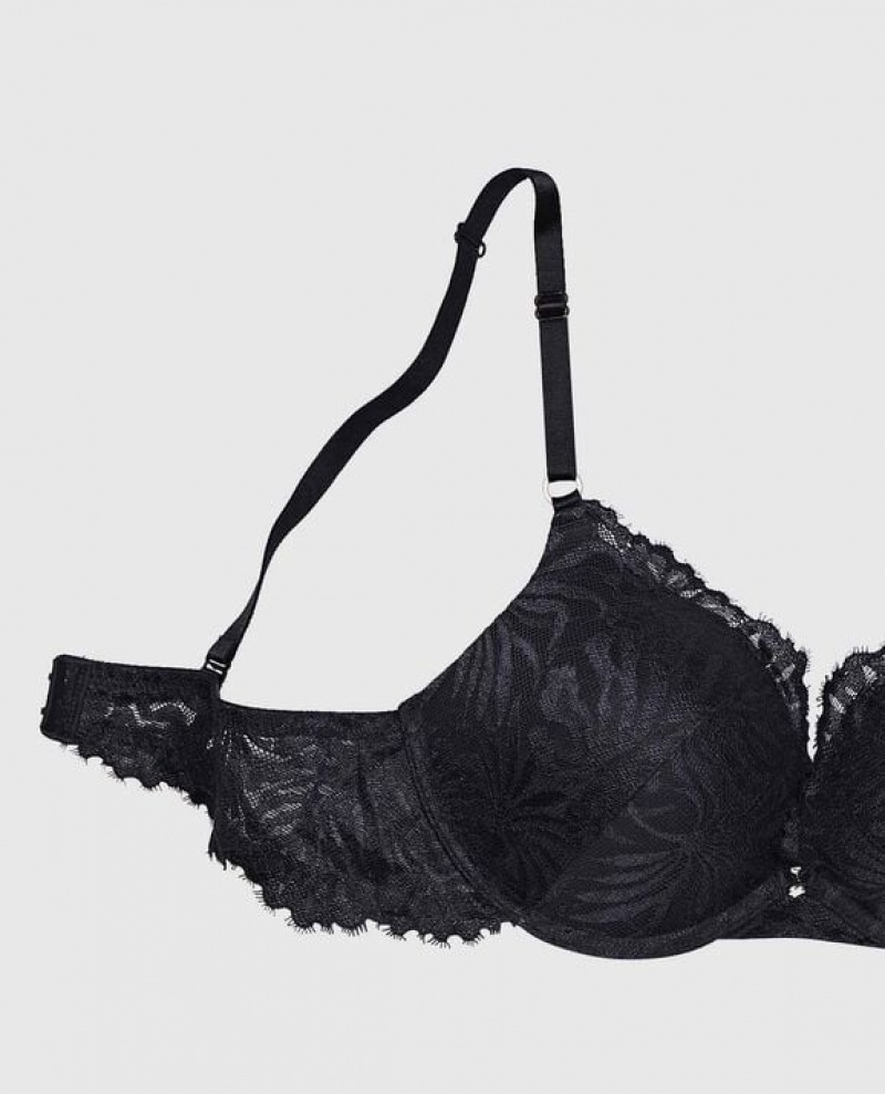 Bras La Senza Up 2 Cup Push Up Mujer Negras | PdftugXo