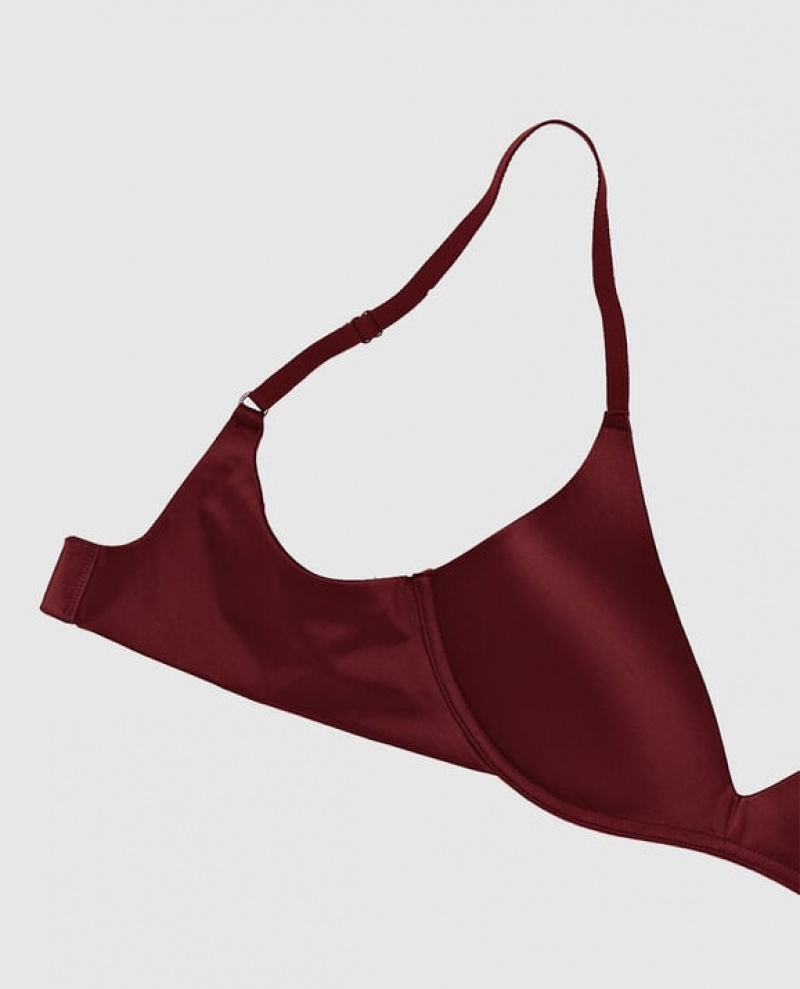 Bras La Senza Wireless Light Push Up Mujer Rojas Burdeos | fq2zYttB