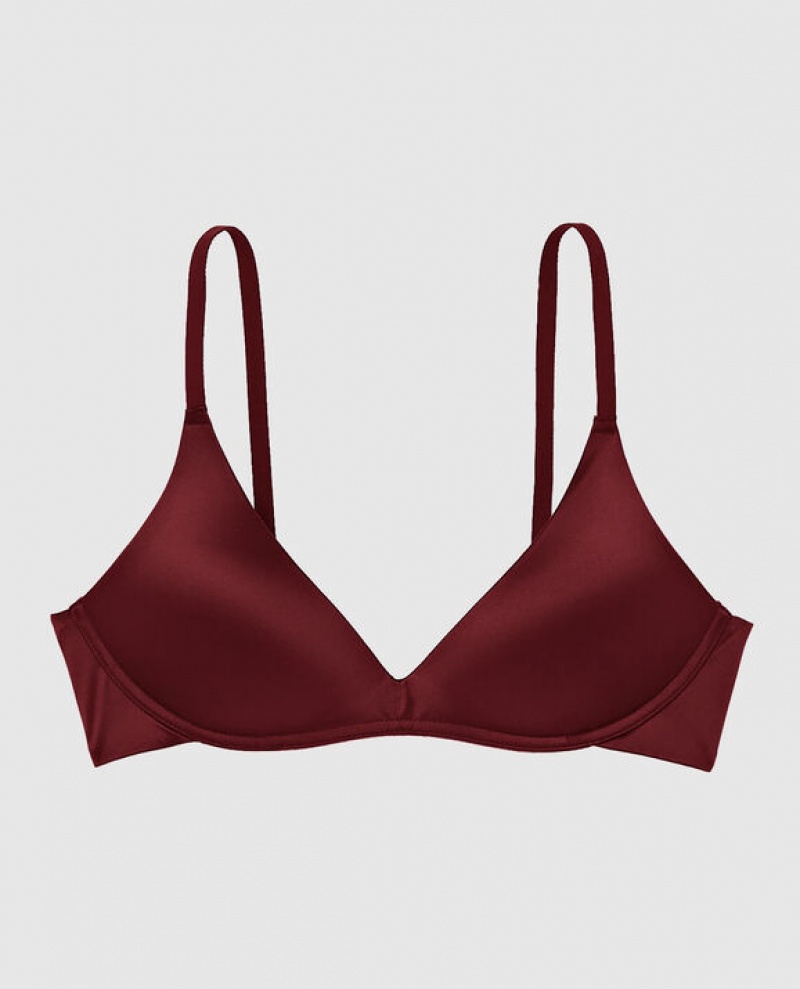 Bras La Senza Wireless Light Push Up Mujer Rojas Burdeos | fq2zYttB